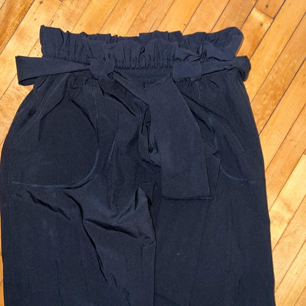Albion Paper bag tie waist pants